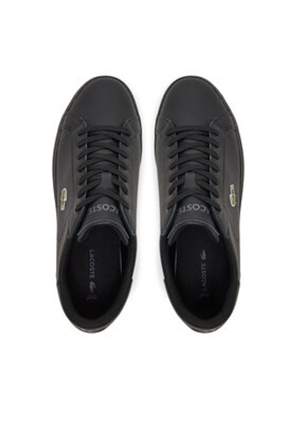 Lacoste Sneakersy Powercourt 7-49SMA0081 Czarny. Kolor: czarny. Materiał: skóra