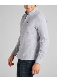 Lee - LEE SLIM BUTTON DOWN NAVY L66XMC35. Typ kołnierza: button down #3