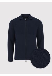 Pako Lorente - PAKO LORENTE - Rozpinany kardigan w kolorze granatowym. Okazja: na co dzień. Kolor: niebieski. Materiał: poliester, poliamid, wiskoza. Wzór: gładki. Sezon: jesień. Styl: casual #9