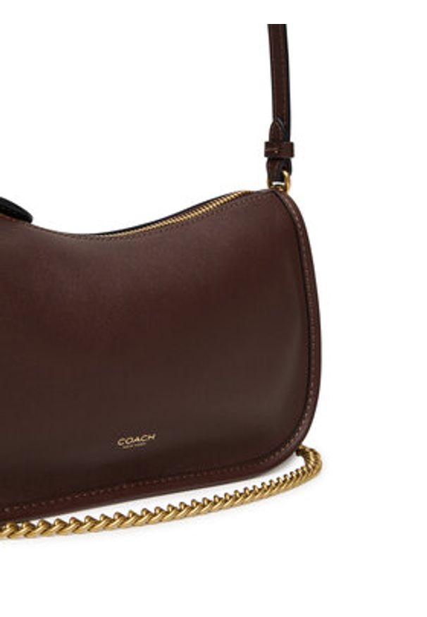 Coach Torebka Waverly CCC36 Brązowy. Kolor: brązowy. Materiał: skórzane