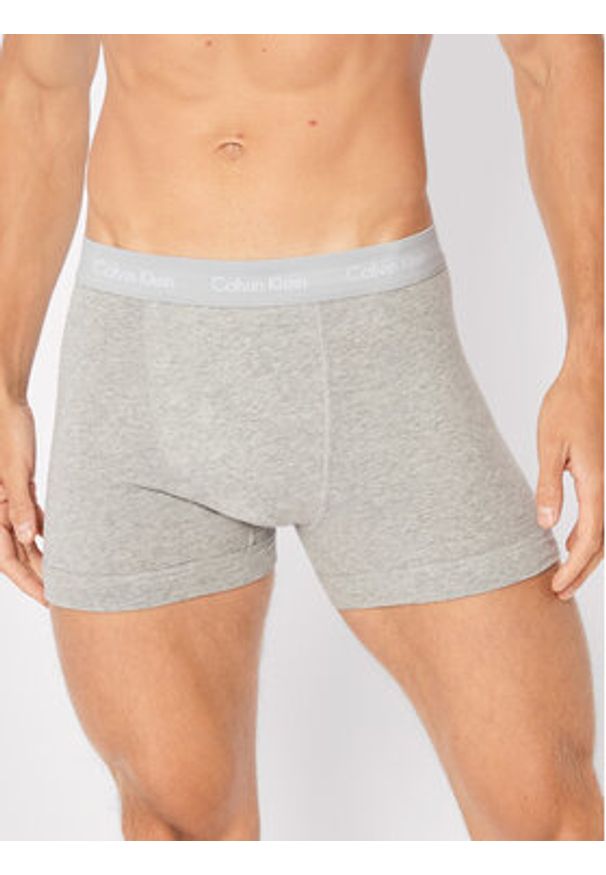Calvin Klein Underwear Komplet 3 par bokserek 0000U2662G Szary. Kolor: szary. Materiał: bawełna