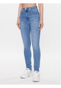 Calvin Klein Jeans Jeansy J20J220626 Niebieski Skinny Fit. Kolor: niebieski