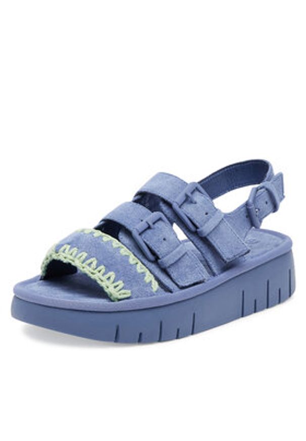Roxy Sandały HY62277-2 Niebieski. Kolor: niebieski. Materiał: materiał