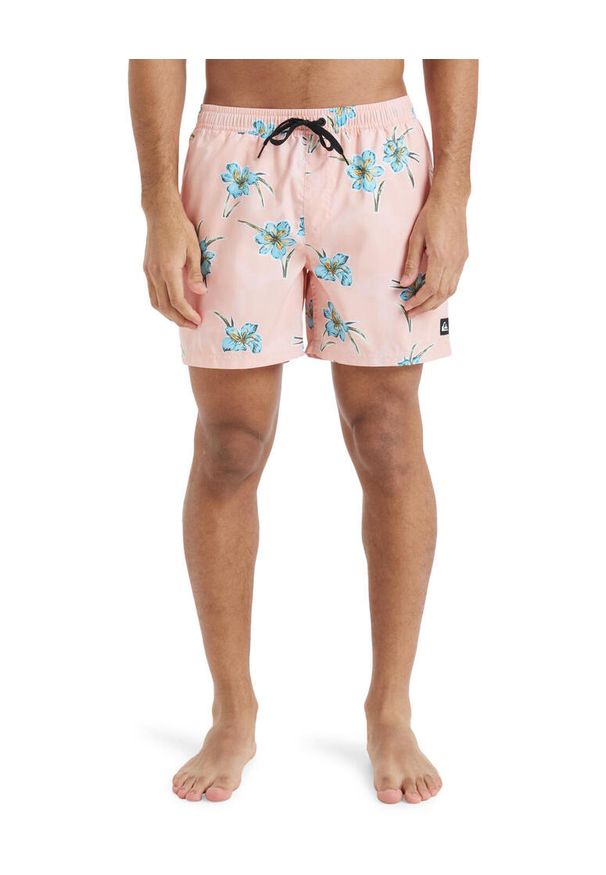 Quiksilver - Szorty kąpielowe dla Mężczyzn EVERYDAY STRAIGHT 15" Różowy. Kolor: różowy. Materiał: poliester, materiał. Styl: sportowy