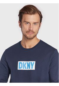 DKNY Longsleeve N5_6892_DKY Granatowy Regular Fit. Kolor: niebieski. Materiał: bawełna. Długość rękawa: długi rękaw #5