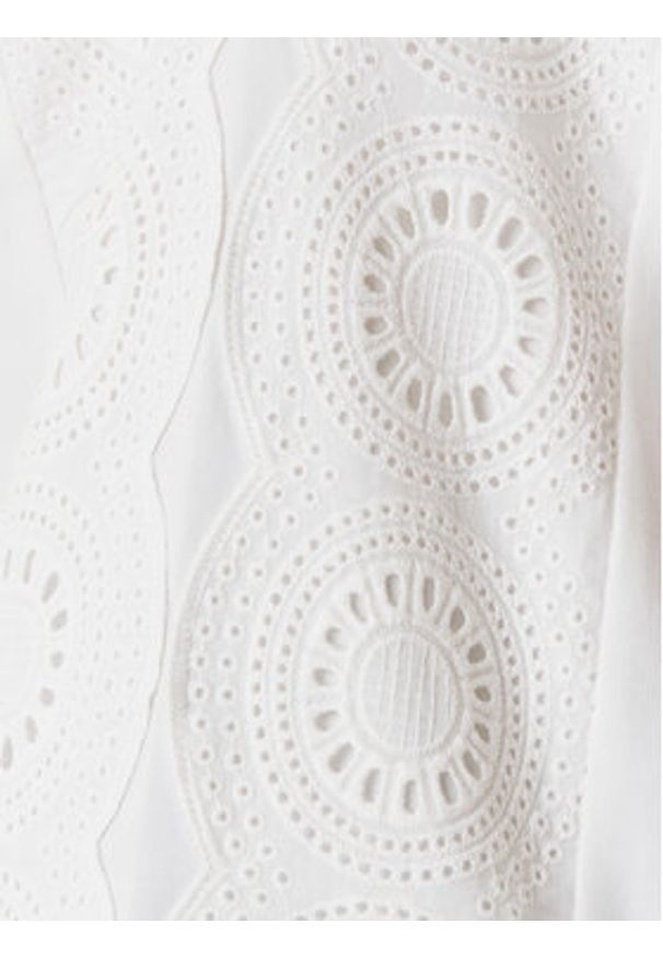 Morgan Bluzka 251-DORINA Biały Regular Fit. Kolor: biały. Materiał: bawełna