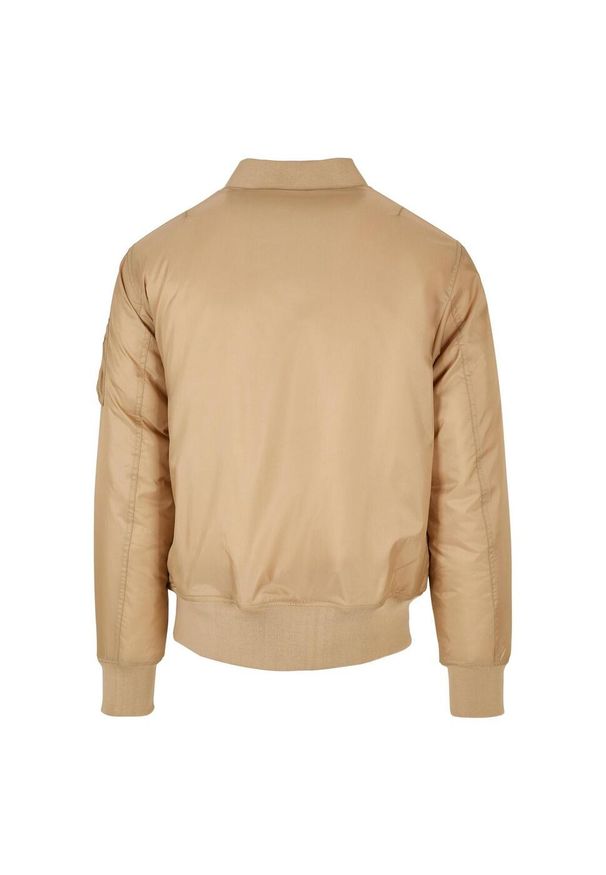 BUILD YOUR BRAND - Męska Kurtka Bomber. Kolor: beżowy