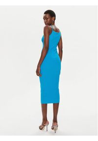 MICHAEL Michael Kors Sukienka letnia MS4822X33D Niebieski Slim Fit. Kolor: niebieski. Materiał: wiskoza. Sezon: lato