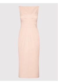 Ted Baker Sukienka koktajlowa Klarika 259982 Różowy Regular Fit. Kolor: różowy. Materiał: bawełna, wiskoza. Styl: wizytowy #4