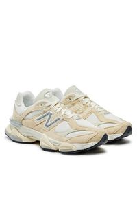 New Balance Sneakersy 9060 V1 U9060WNB Żółty. Kolor: żółty. Materiał: zamsz, skóra