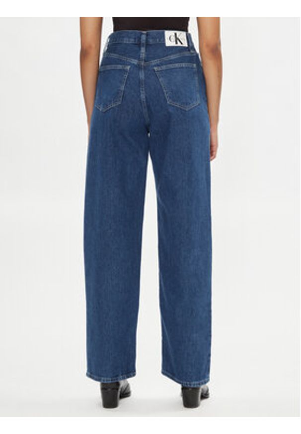 Calvin Klein Jeans Jeansy J20J223428 Granatowy Relaxed Fit. Kolor: niebieski