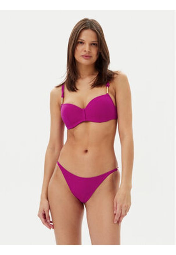 Chantelle Dół od bikini Hera C16WA5 Różowy. Kolor: różowy. Materiał: syntetyk