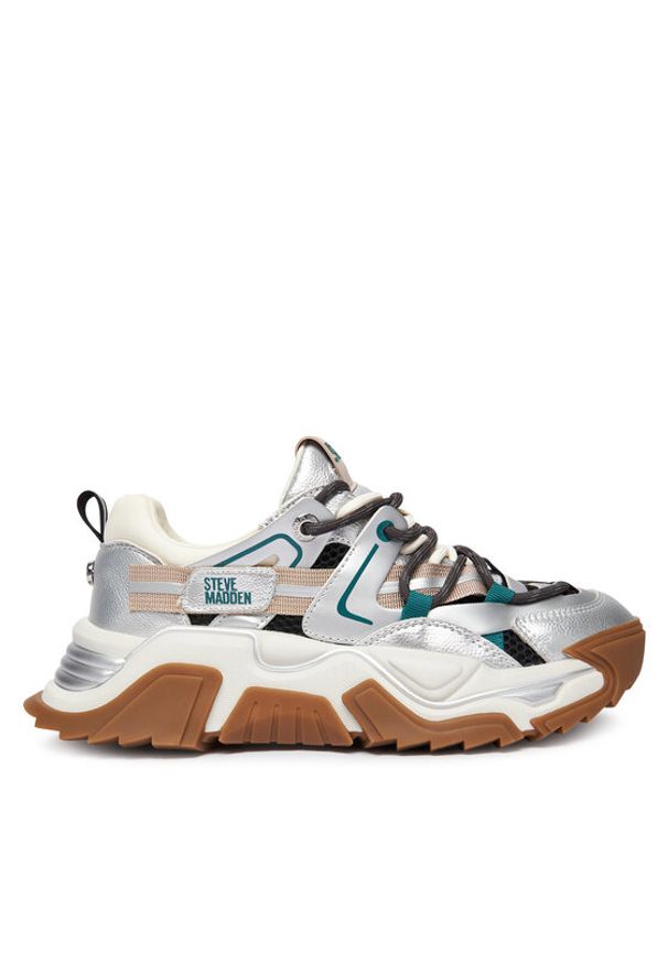 Steve Madden Sneakersy Kingdom 2 SM11004870 Beżowy. Kolor: beżowy. Materiał: zamsz, skóra