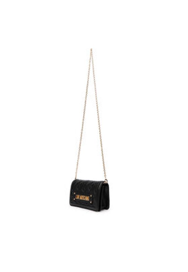 Love Moschino - LOVE MOSCHINO Torebka JC5681PP1OLA0000 Czarny. Kolor: czarny. Materiał: skórzane
