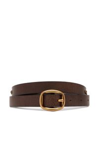 Pinko - PINKO Pasek Damski Dita H2 Belt 20251 PLT01 104796 A2GG Brązowy. Kolor: brązowy. Materiał: skóra