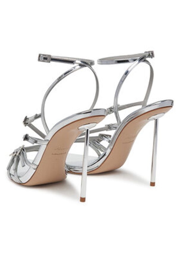 LE SILLA - Le Silla Sandały 6627C100BXPPMRA 921 Srebrny. Kolor: srebrny. Materiał: skóra