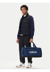 Adidas - adidas Torba Linear Duffel Medium IN6116 Granatowy. Kolor: niebieski. Materiał: materiał #3