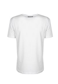 John Richmond T-Shirt | RMA22091TS | Mężczyzna | Biały. Okazja: na co dzień. Kolor: biały. Materiał: bawełna. Długość rękawa: krótki rękaw. Długość: krótkie. Wzór: nadruk. Styl: casual #10