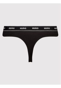 Hugo - HUGO Komplet stringów 50469681 Czarny. Kolor: czarny. Materiał: bawełna #2