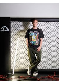 MANTO t-shirt IVO czarny XS. Kolor: czarny