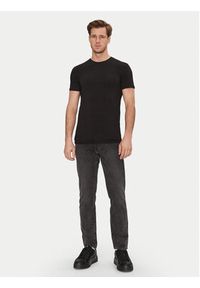 Resteröds Komplet t-shirtów 27040 2 Czarny Slim Fit. Kolor: czarny. Materiał: bawełna #4
