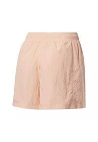 Spodnie treningowe damskie Reebok Bermuda. Kolor: biały. Długość: krótkie