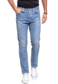 Wrangler - SPODNIE MĘSKIE WRANGLER REGULAR TAPERED B&Y BLUE BOLT W11GSN23X #5