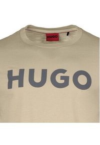 Hugo - HUGO T-Shirt Dulivio 50467556 Beżowy Regular Fit. Kolor: beżowy. Materiał: bawełna #5