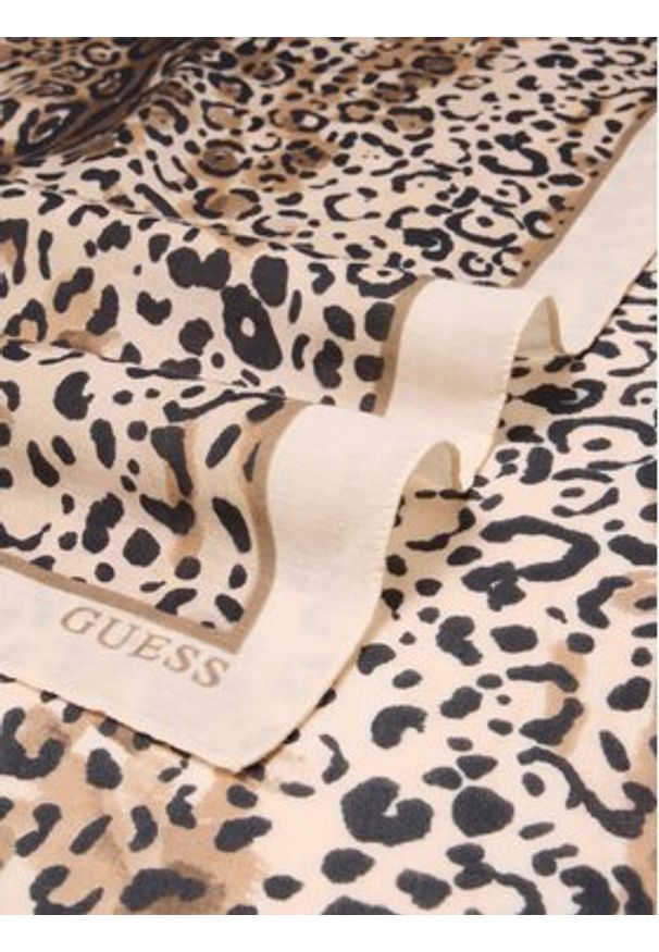 Guess Szal AW5495 POL03 Beżowy. Kolor: beżowy. Materiał: poliester