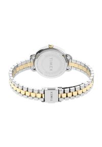 Timex zegarek TW2U60200 Standard Demi. Kolor: biały. Materiał: materiał