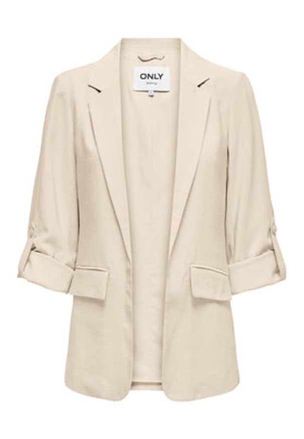 only - ONLY Marynarka Aris 15310839 Szary Loose Fit. Kolor: szary. Materiał: wiskoza