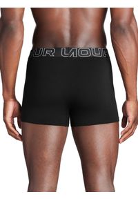 Bielizna treningowa męska (3-pack) Under Armour M UA Perf Cotton 3in - czarna. Kolor: czarny. Materiał: bawełna, tkanina, materiał #2