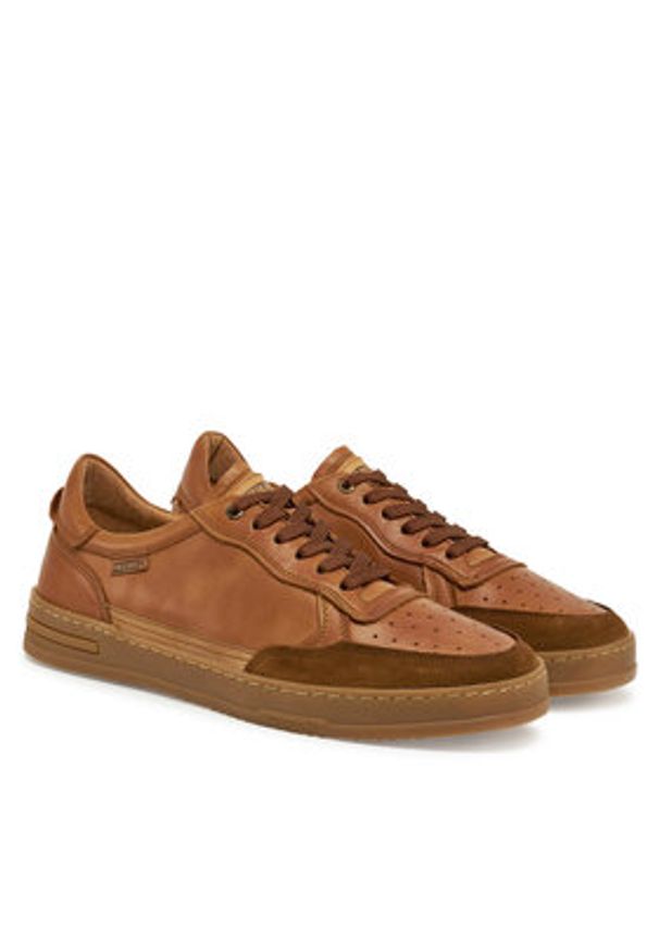 Pikolinos Sneakersy M1K-6383C1 Brązowy. Kolor: brązowy. Materiał: skóra