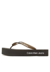 Calvin Klein Jeans Japonki Beach Sandal Flatform Logo YW0YW01092 Czarny. Kolor: czarny #6