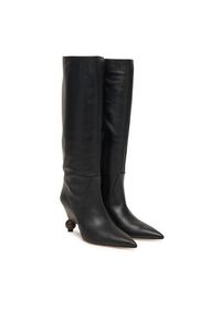 Weekend Max Mara Kozaki Tasca 2525796075600 Czarny. Kolor: czarny. Materiał: skóra #6