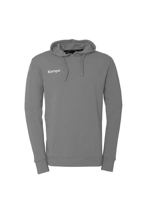 KEMPA - Bluza z kapturem Kempa. Typ kołnierza: kaptur. Kolor: wielokolorowy, szary, czarny. Wzór: napisy. Sport: piłka ręczna