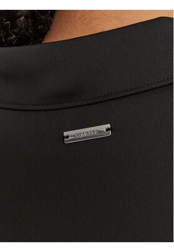 Calvin Klein Bluzka K20K208000 Czarny Regular Fit. Kolor: czarny. Materiał: syntetyk