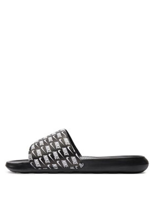 Nike Klapki Victori One Slide Print CN9678 006 Czarny. Kolor: czarny. Materiał: skóra. Wzór: nadruk