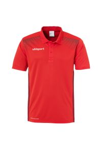 UHLSPORT - Dziecięca koszulka polo Uhlsport Goal. Typ kołnierza: polo. Kolor: czerwony. Materiał: materiał