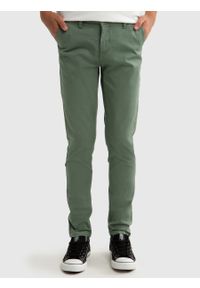 Big-Star - Spodnie chinosy chłopięce khaki Neil 303. Okazja: na uczelnię, na co dzień. Kolor: zielony. Sezon: wiosna, lato. Styl: klasyczny, casual #3