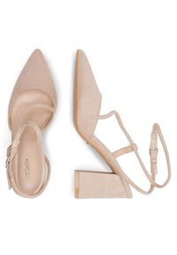 DeeZee Czółenka AISCHA KL-HH4587-21 Beżowy. Kolor: beżowy. Materiał: materiał #2