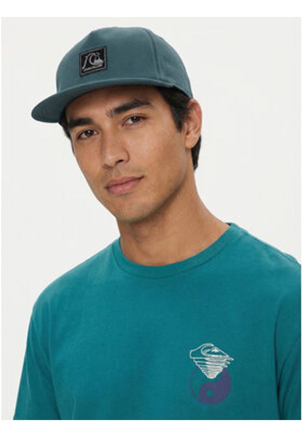 Quiksilver Czapka z daszkiem Heritage Cap AQYHA05385 Niebieski. Kolor: niebieski. Materiał: bawełna