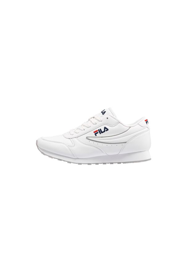Sneakersy Fila Orbit Low. Kolor: biały. Materiał: skóra, syntetyk, materiał, tkanina. Sezon: lato. Sport: turystyka piesza