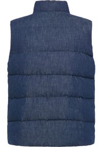 Mustang - MĘSKI BEZRĘKAWNIK MUSTANG Dennis Denim Quilt Denim Blue 1013496 5000 800. Materiał: denim. Długość rękawa: bez rękawów #4