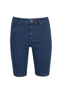 DRYWASH - Jeansowe szroty damskie. Okazja: na co dzień. Kolor: niebieski. Materiał: jeans. Styl: casual #3