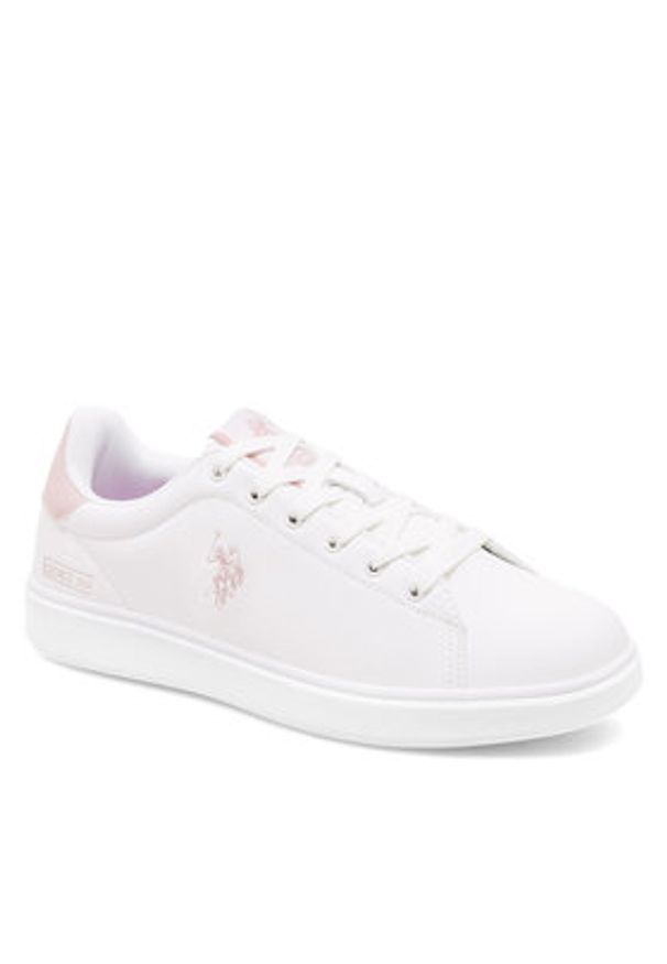 U.S. Polo Assn. Sneakersy MARLYN001 Biały. Kolor: biały. Materiał: skóra