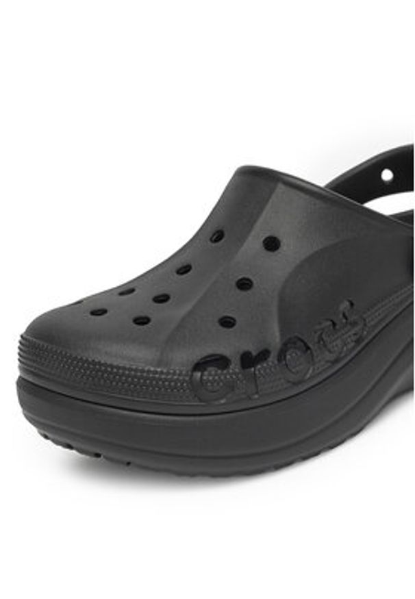 Crocs Klapki BAYA PLATFORM CLOG 208186-001 Czarny. Kolor: czarny. Obcas: na platformie