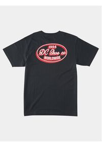 DC T-Shirt Truckin Tees ADYZT05284 Czarny Regular Fit. Kolor: czarny. Materiał: bawełna