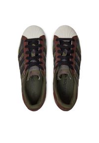 Adidas - adidas Sneakersy Superstar HQ8866 Khaki. Kolor: brązowy. Materiał: zamsz, skóra. Model: Adidas Superstar