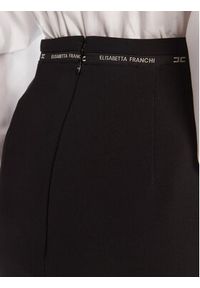 Elisabetta Franchi Spódnica midi GO-118-56E2-v220 Czarny Regular Fit. Kolor: czarny. Materiał: syntetyk #4